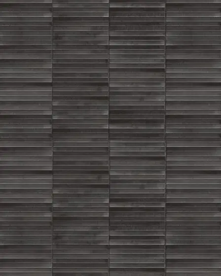 Stix Liquirice Glossy Porcelain 5x10 Tile