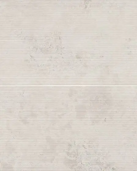 Thaddeus White Matte Glazed Porcelain 24"x48" Cannatte Deco Tile