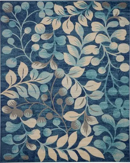 Tranquil TRA03 Navy Area Rug