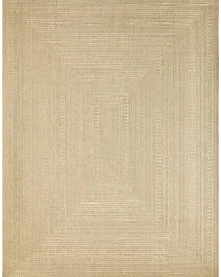 Tulum TLM04 Taupe Ivory 10'x14' Area Rug