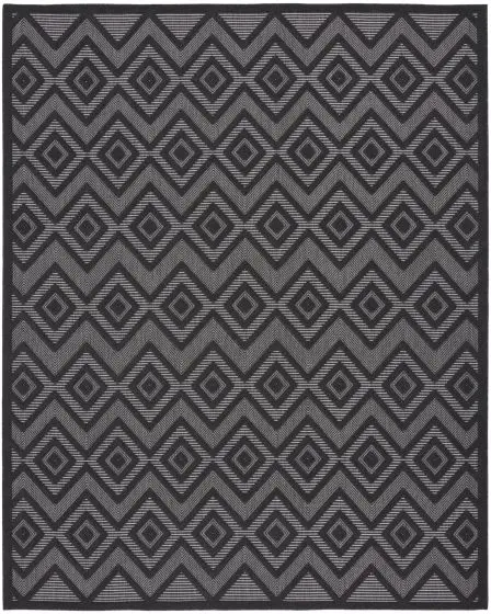 Versatile NRV01 Charcoal Black Area Rug