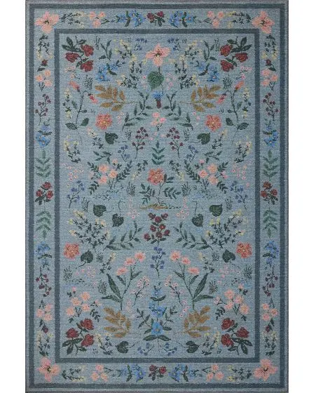 Wildwood WWLD-01 Blue 2'3"x3'9" Area Rug