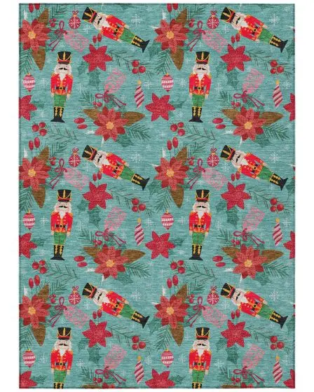 Wonderland WN30 Teal 10'x14' Area Rug