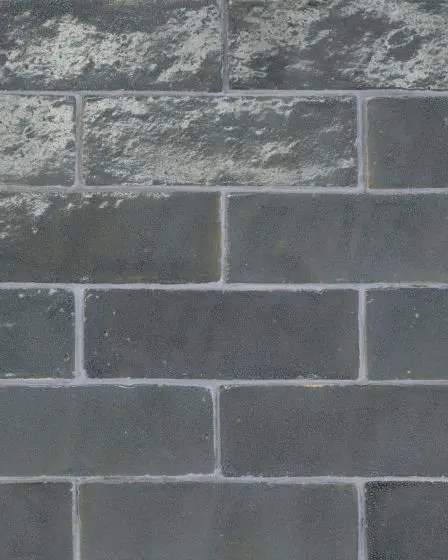 Zagora Charcoal Glossy Glazed Ceramic 2"x6" Field Tile