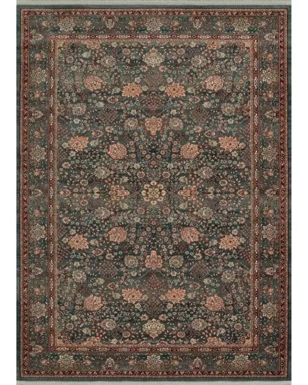 Kashimar Floral Vase Sage Area Rug