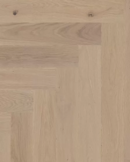 Provincial Herringbone Ashen 5" White Oak Hardwood
