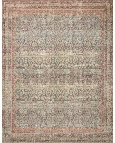 Aubrey AUB-03 Ocean/Spice Area Rug