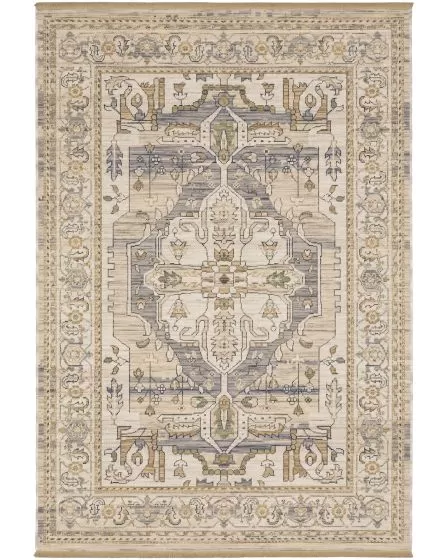 Acacia ACA07 Beige 2'x3' Area Rug