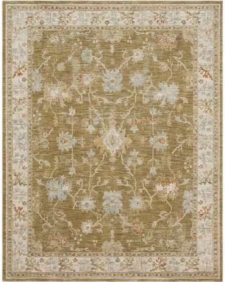 Adalia Iznik Brown Area Rug