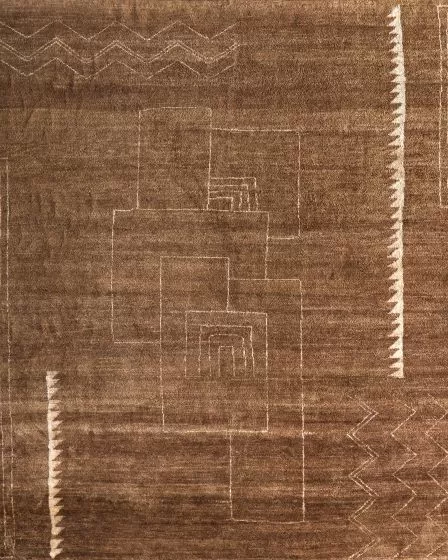 Agape 69HAF Brown/Ivory 11'6"x15' Area Rug