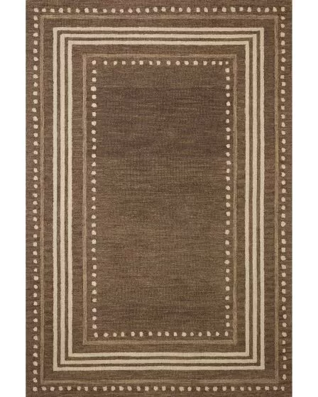 Alfie ALF-02 Bark/Natural 2'3"x3'9" Area Rug
