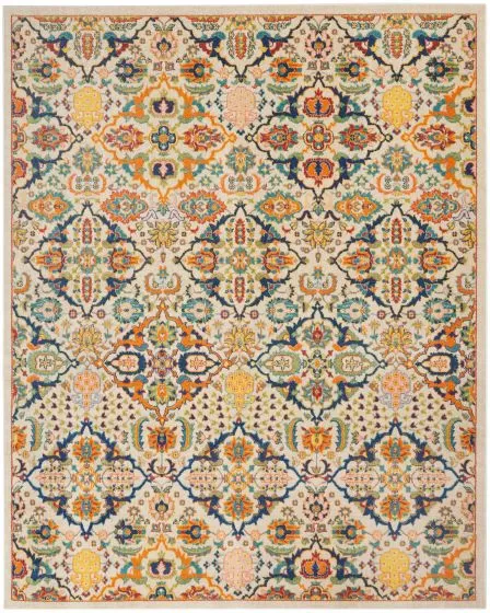 Allur ALR03 Ivory Multicolor Area Rug
