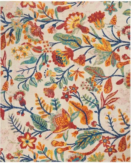 Allur ALR09 Ivory Multicolor Area Rug