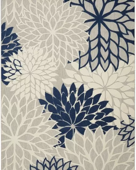 Aloha ALH05 Ivory/Navy Area Rug