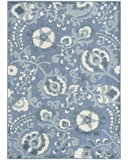 Aloha ALH17 Blue 2'8"x4' Area Rug
