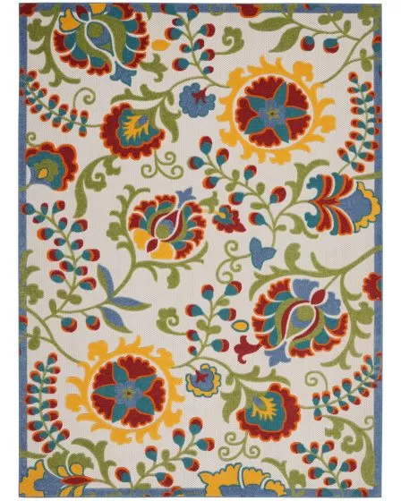Aloha ALH17 Ivory/Multi Area Rug