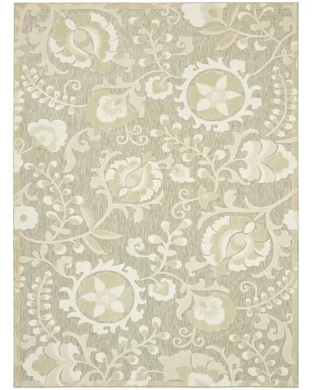 Aloha ALH17 Ivory Sage 2'8"x4' Area Rug