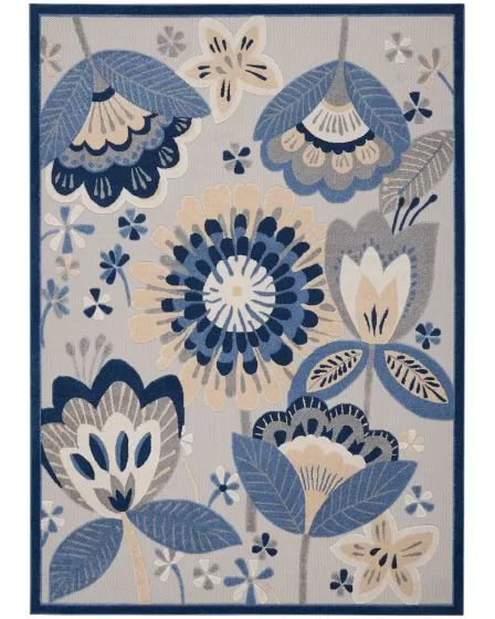 Aloha ALH25 Blue/Grey Area Rug