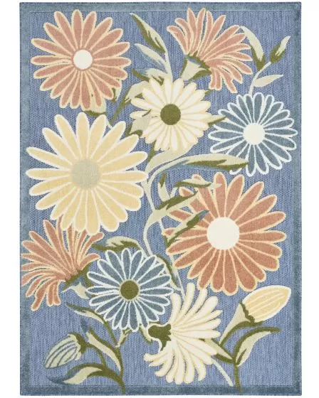 Aloha ALH33 Blue Sage 2'8"x4' Area Rug