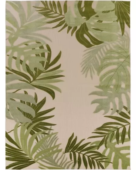 Aloha ALH40 Ivory Green 10'x14' Area Rug