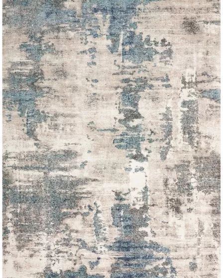 American Manor AMR04 Ivory Blue Area Rug