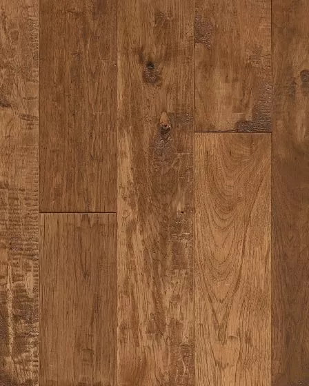 American Scrape 5" Solid Hickory Gold Rush Hardwood