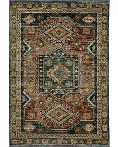 Andorra 2442a Blue/Multi Area Rug
