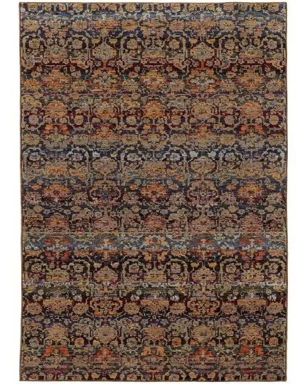 Andorra 6836c Multi/Blue Area Rug
