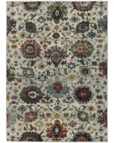 Andorra 7129a Stone/Multi Area Rug