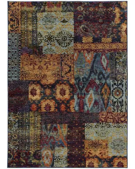 Andorra 7137a Multi/Blue Area Rug