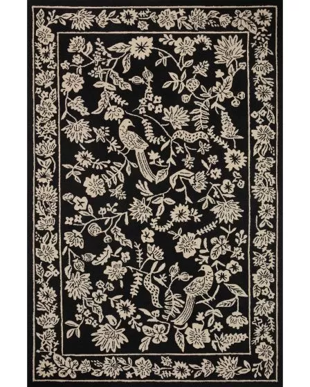Arboretum ARB-01 Black Area Rug