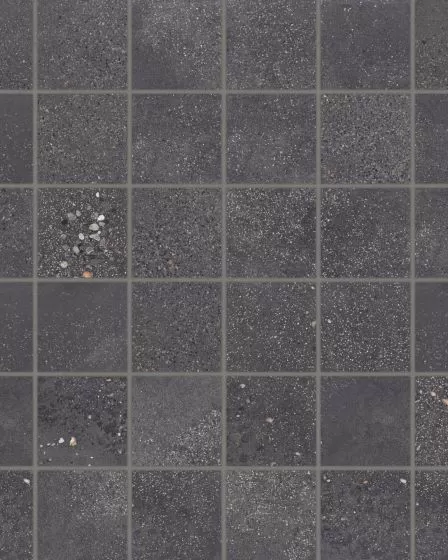 Area 51 Black Matte Glazed Porcelain 24"x48" Paver Tile