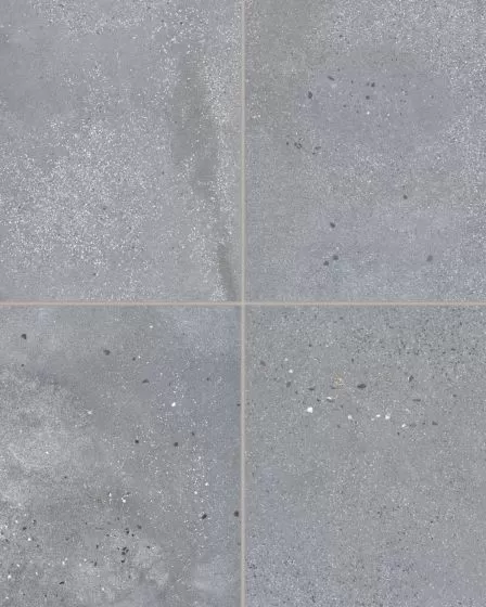 Area 51 Steel Matte Glazed Porcelain 24"x24" Pressed Field Tile