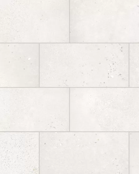 Area 51 White Matte Glazed Porcelain 12"x24" Pressed Field Tile