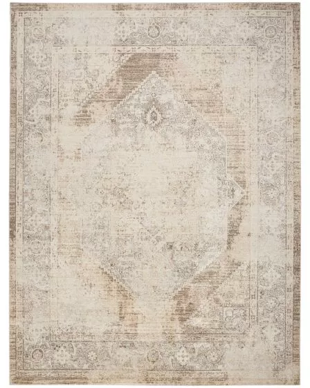 Astra Machine Washable ASW13 Beige Area Rug