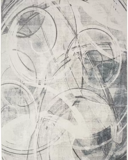 Astra Machine Washable ASW14 Silver Blue Rug