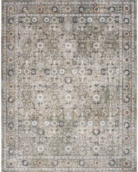 Astra Machine Washable ASW16 Gold Grey Rug