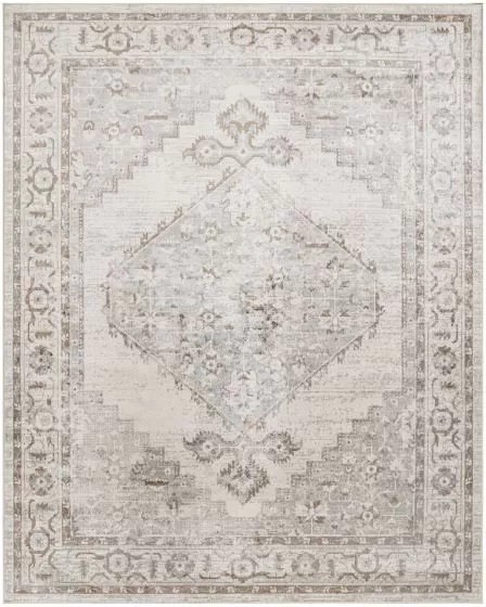 Astra Machine Washable ASW11 Grey 3'3"x5' Area Rug