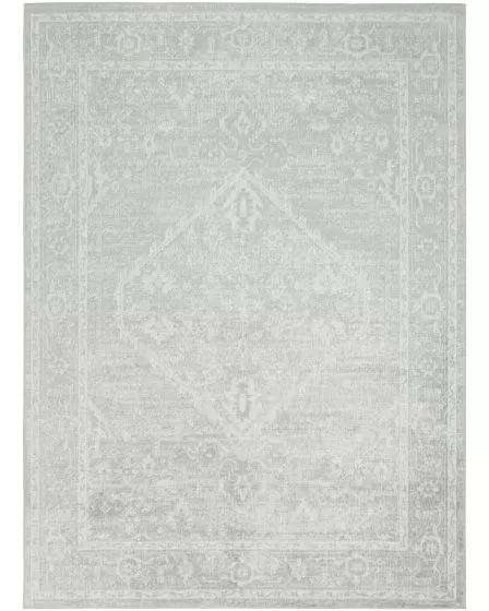 Astra Machine Washable ASW11 Light Grey 2'x3' Area Rug