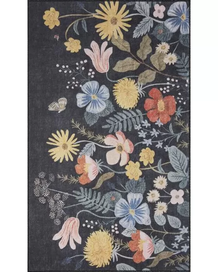 Atelier ATE-04 Black Area Rug
