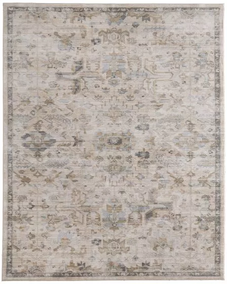 Augustine 39TYF Ivory/Tan/Blue Area Rug
