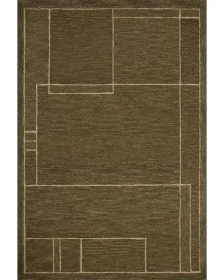 Barrow BAR-01 Olive/Natural 2'3"x3'9" Area Rug