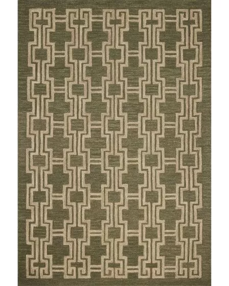 Barrow BAR-02 Moss/Beige 2'3"x3'9" Area Rug