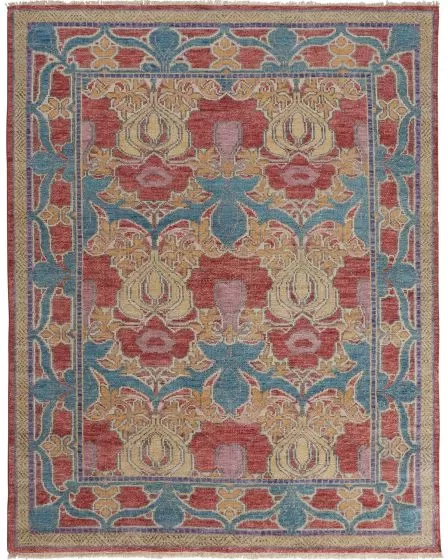 Beall 6633F Blue/Red/Yellow Rug