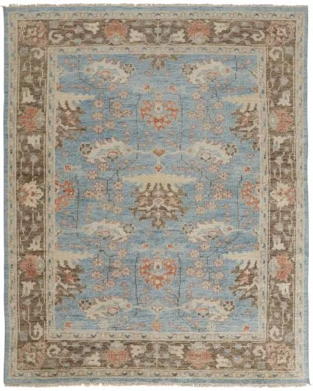 Beall 6710F Blue/Brown Area Rug