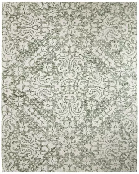Belfort 8A28F Ivory/Green 10'x14' Area Rug