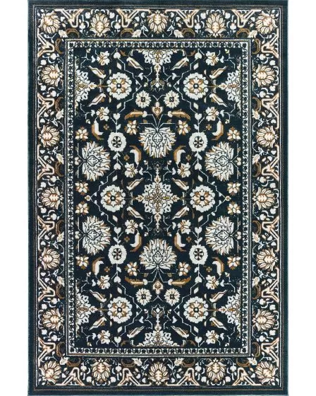 Bowen 534l Navy/Gold Area Rug