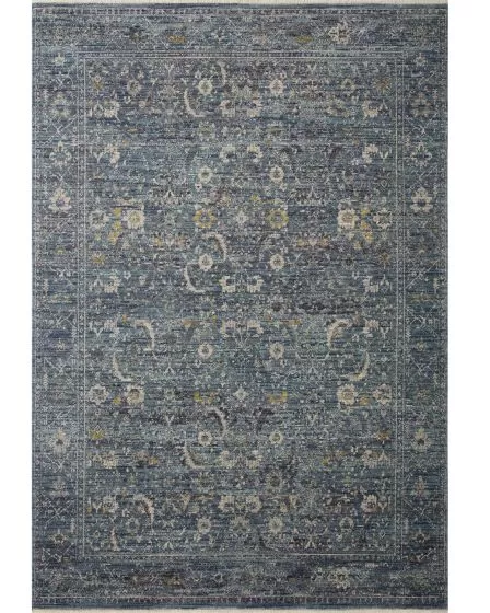 Bradbury BRU-03 Ocean/Gold Area Rug