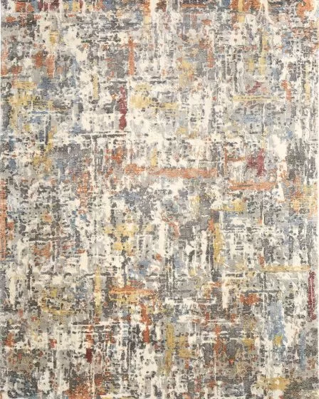 Braden 8A50F Gray/Orange/Tan 10'x14' Area Rug