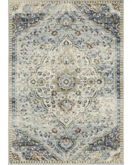 Branson br01a Blue/Multi Area Rug